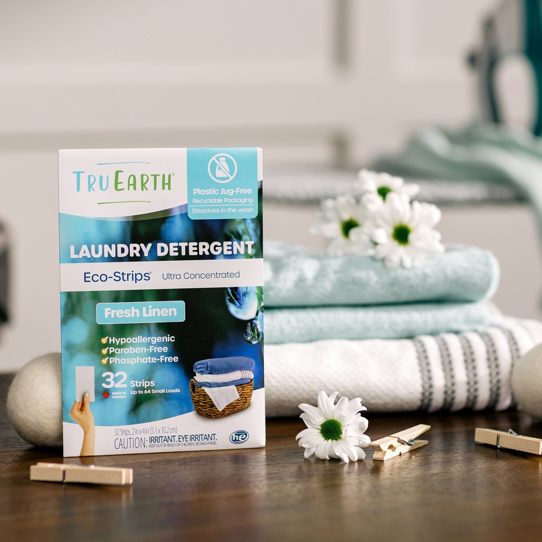 Tru Earth Laundry Detergent - Fresh Linen / 384 Strips - Image 6