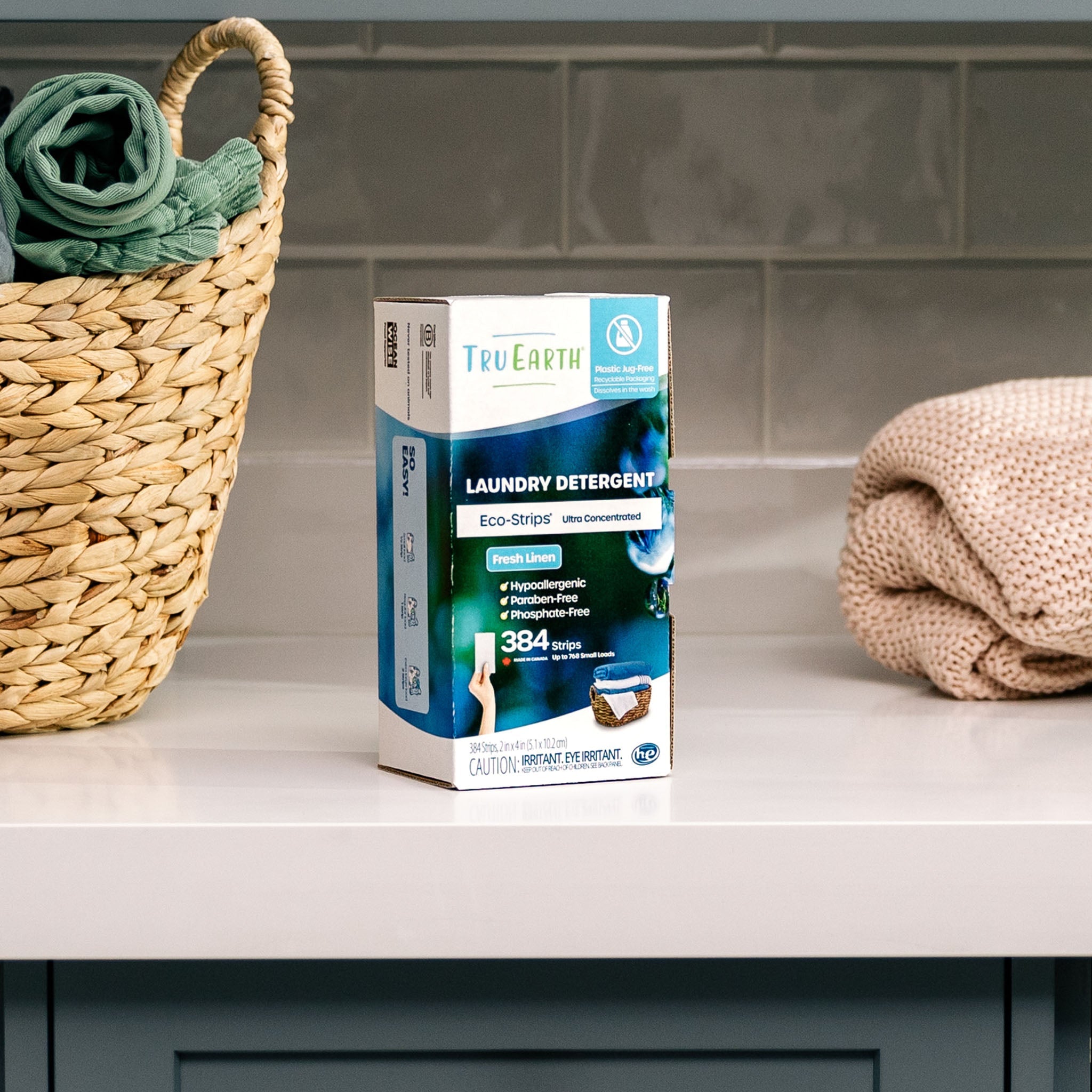 Tru Earth Laundry Detergent - Fresh Linen / 384 Strips - Image 3