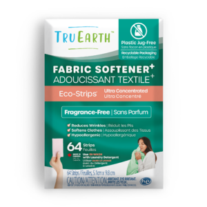 Tru Earth Fabric Softener+ with Wrinkle Release - Fragrance-Free / 64 Strips