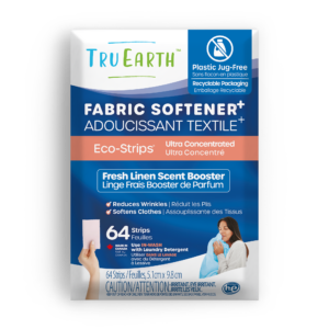 Tru Earth Fabric Softener+ with Wrinkle Release - Fresh Linen / 64 Strips