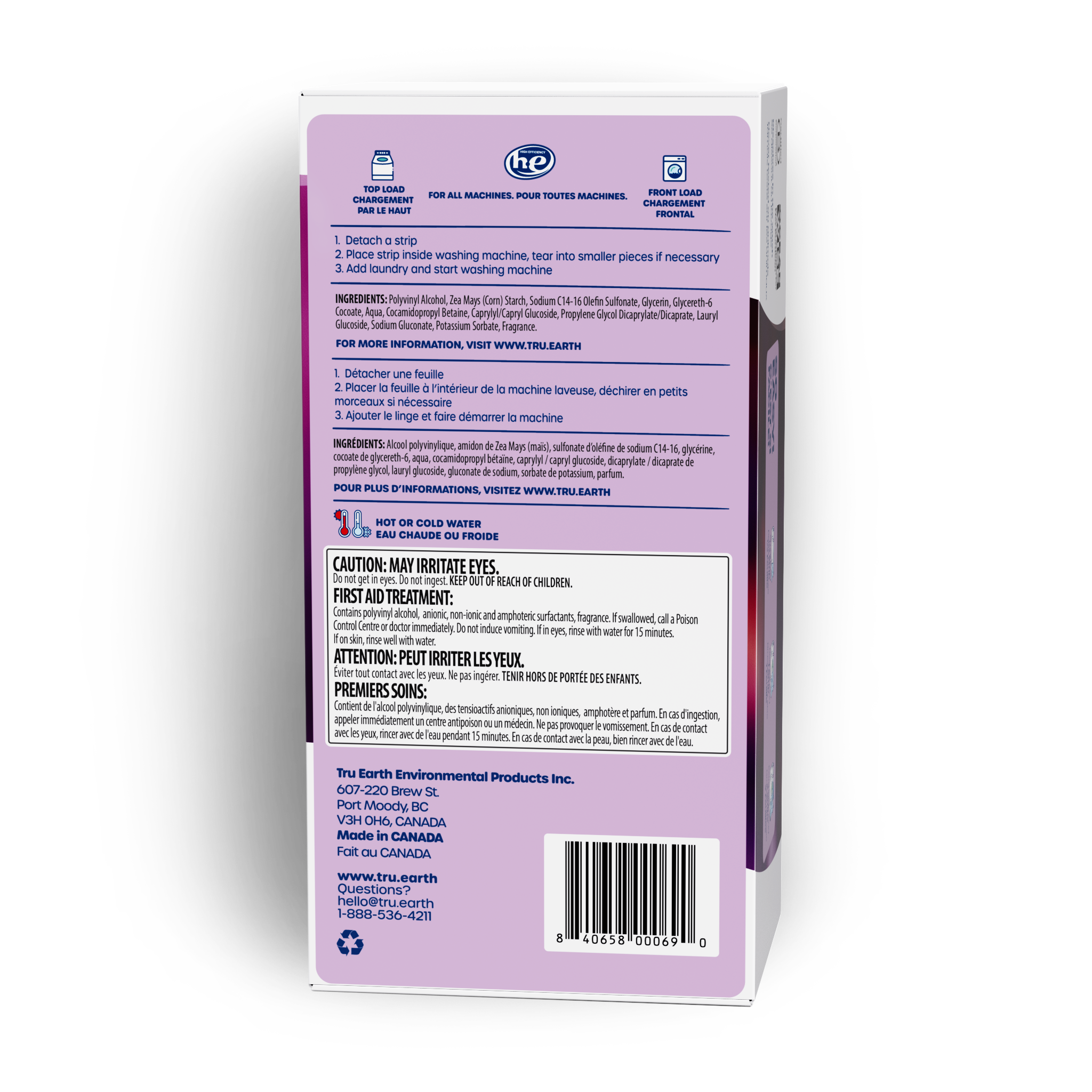Tru Earth Laundry Detergent - Lilac Breeze / 384 Strips - Image 2