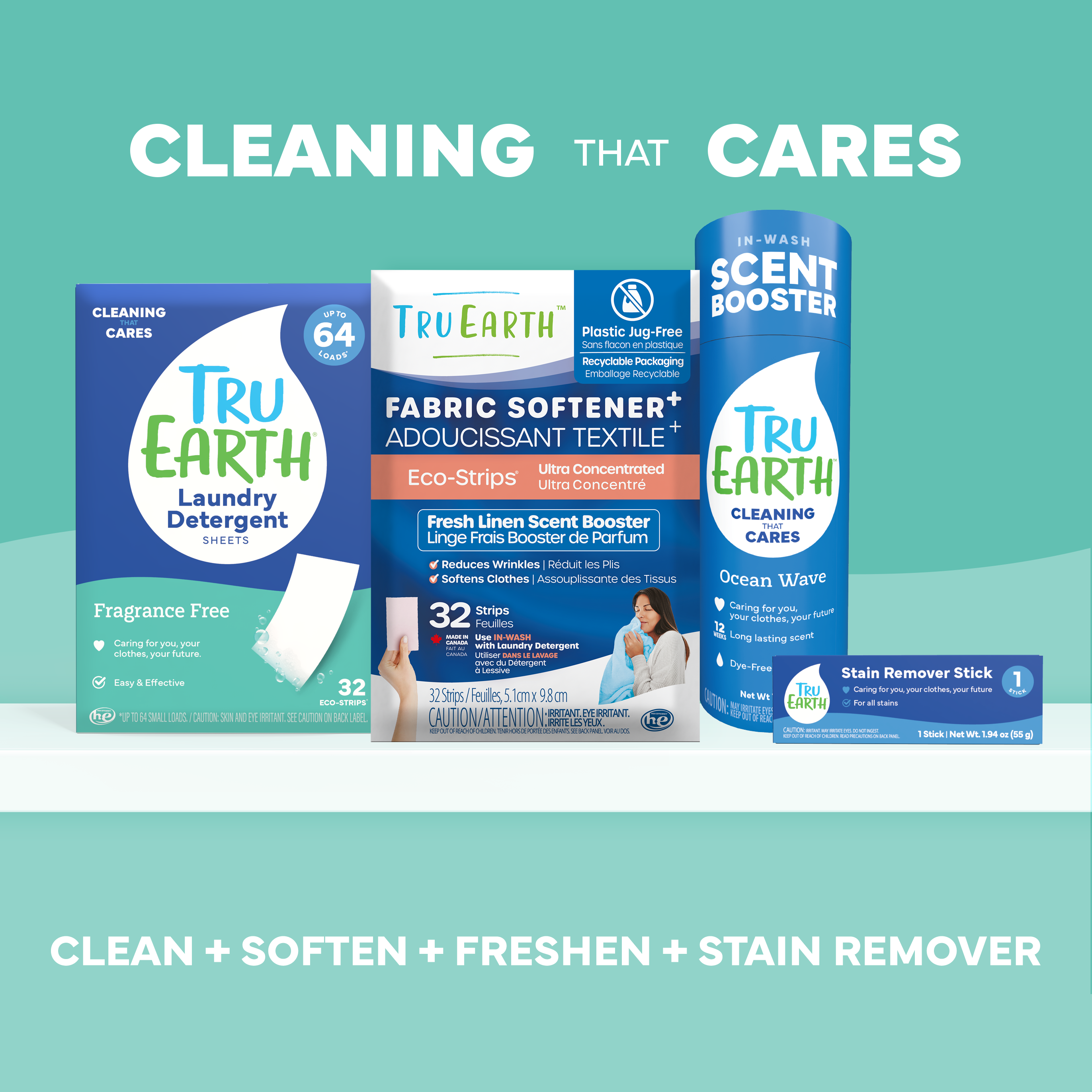 Tru Earth Laundry Detergent - Fragrance-Free / 32 Strips - Image 8