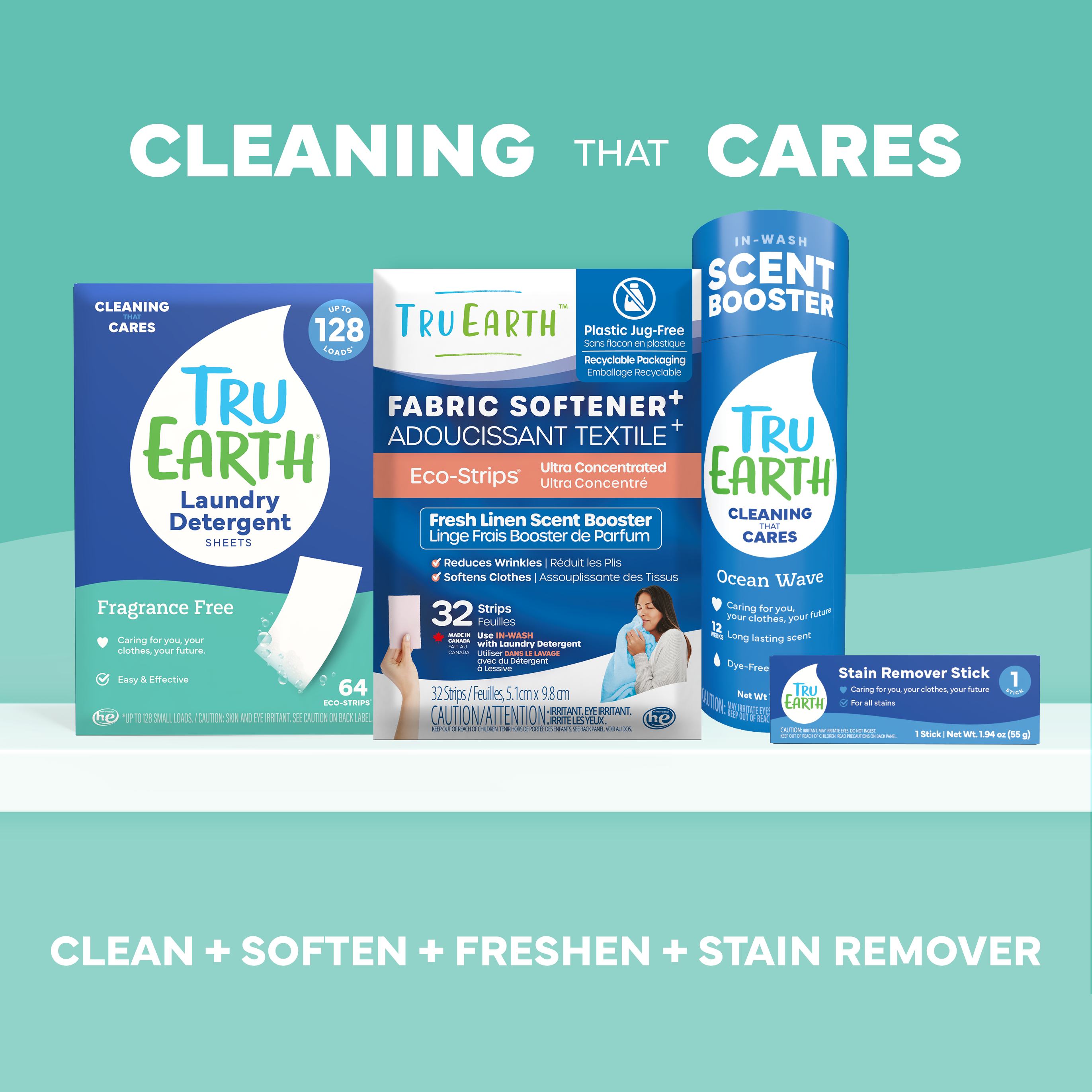 Tru Earth Laundry Detergent - Fragrance-Free / 64 Strips - Image 8