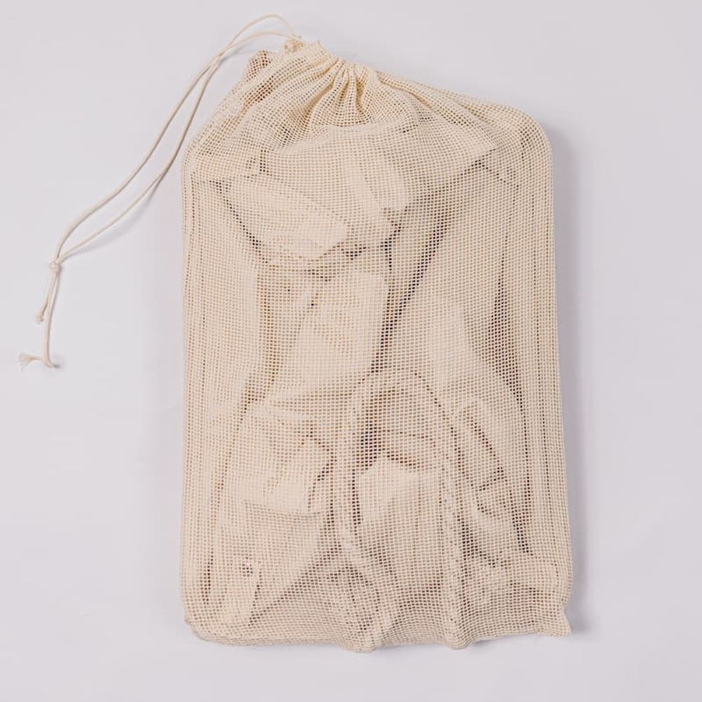 Tru Earth Large Laundry Hamper Collapsible Natural Canvas with Rope Handles - Image 6