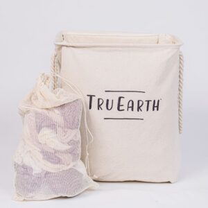 Alternative view of Tru Earth Large Laundry Hamper Collapsible Natural Canvas with Rope Handles