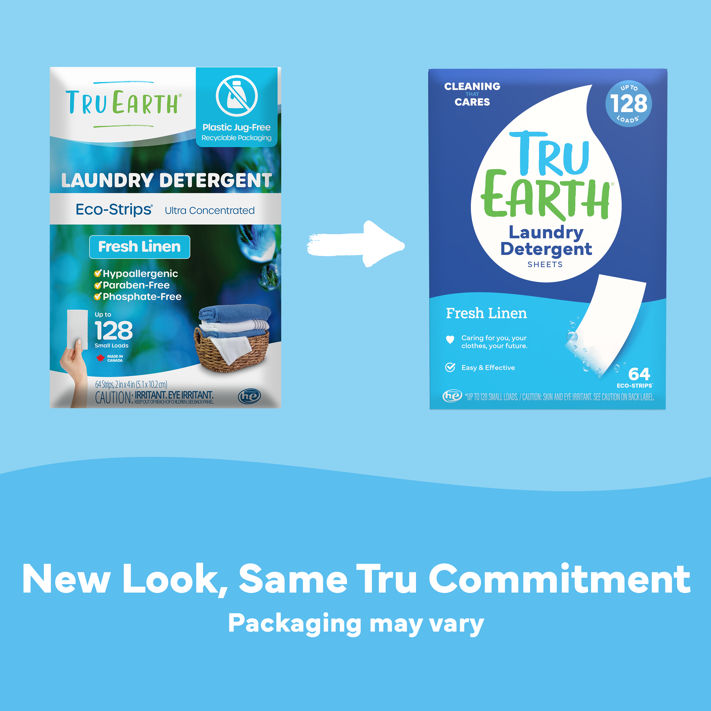 Tru Earth Laundry Detergent - Fresh Linen / 64 Strips - Image 3
